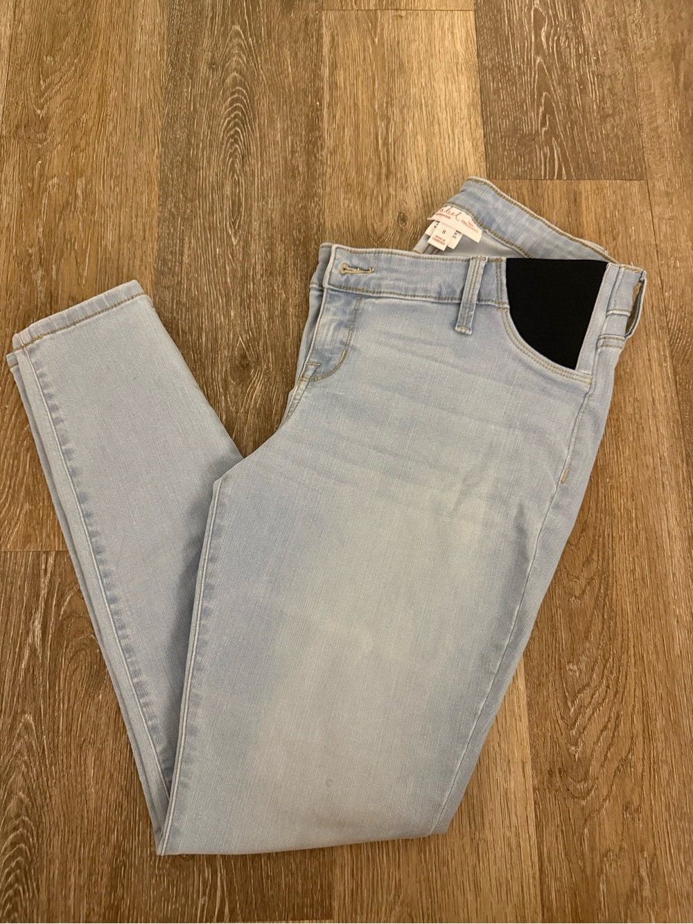 Isabel Maternity by Ingrid & Isabel Light Wash Skinny Jeans